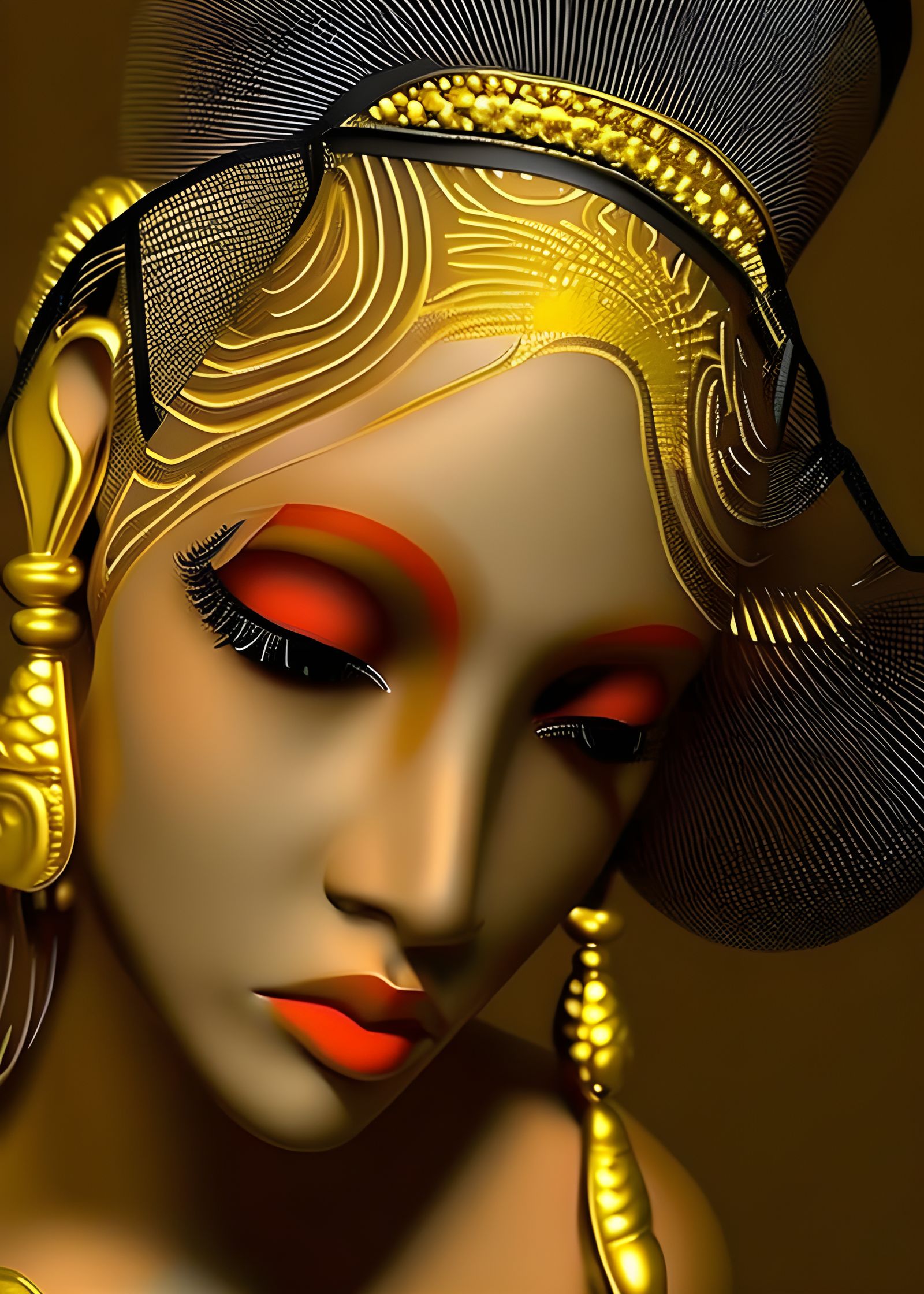 Evolution of Humankind: A Detailed 3D Rendering