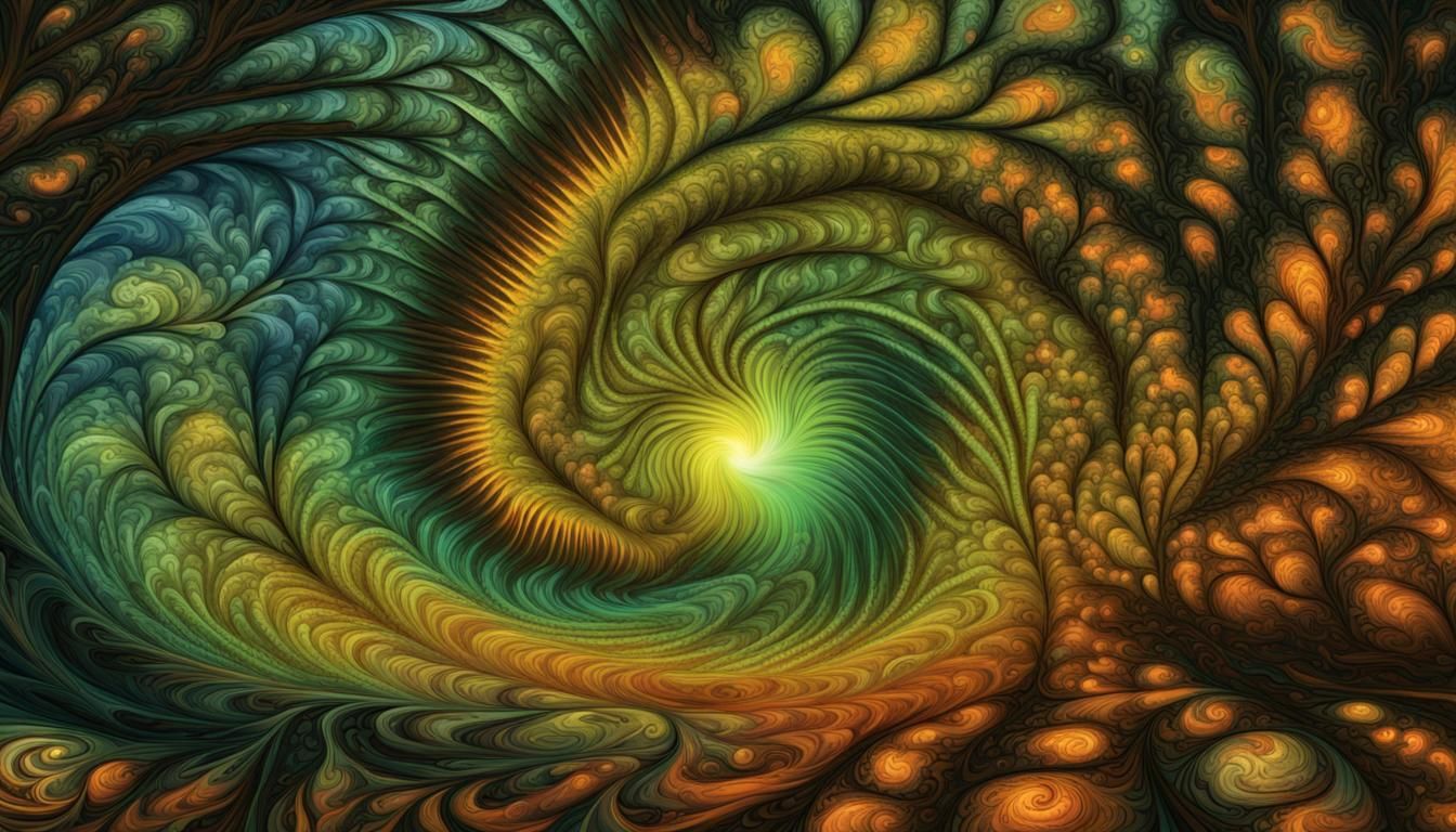 Fractal Woods with Ethereal Wave Function