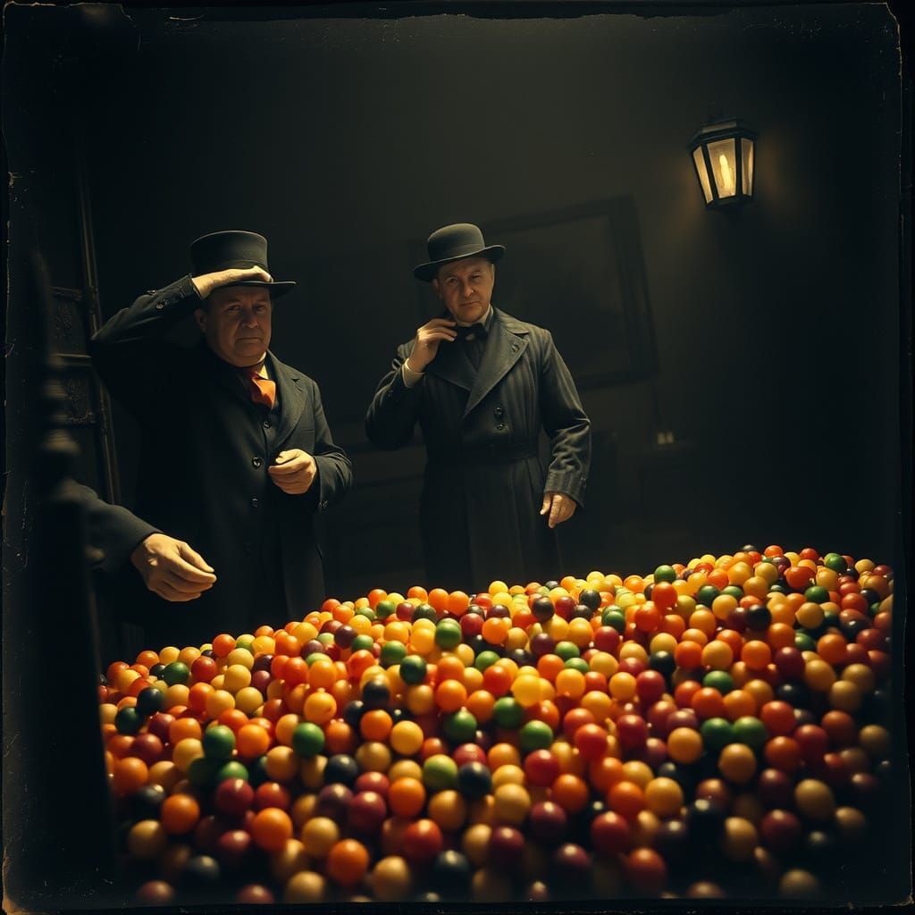 Coroner Arrives: Vintage Victorian Photograph in Dark Academ...