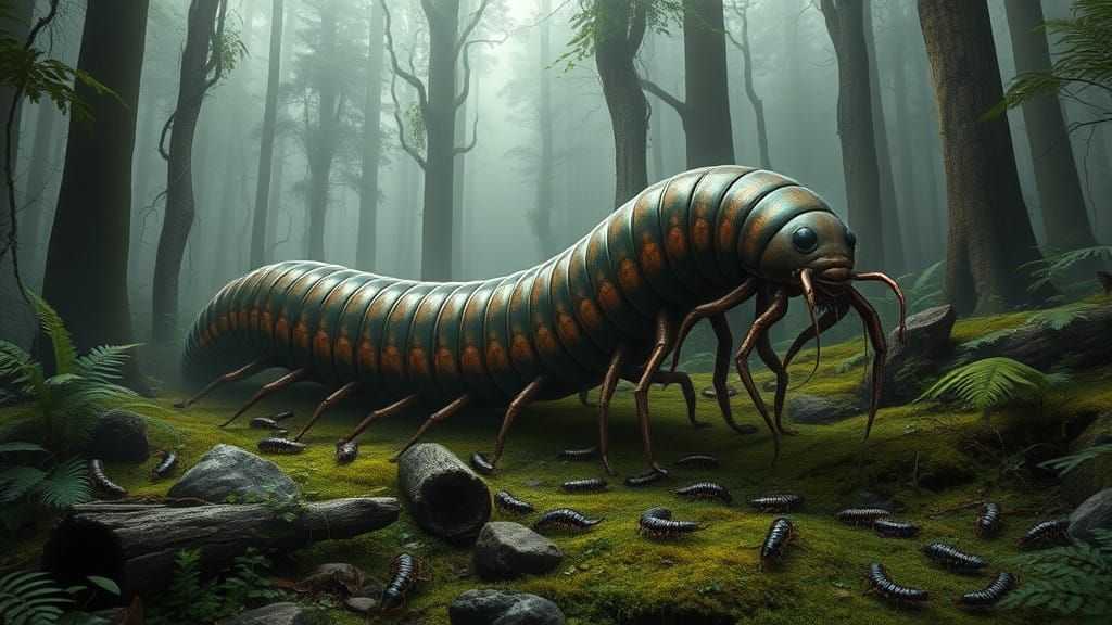 Arthropleura armata: The Gigantic Millipede