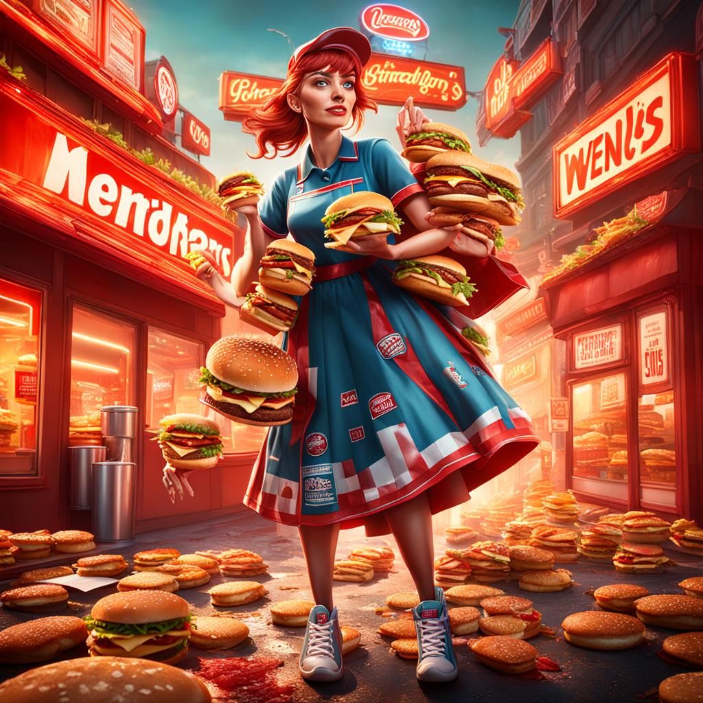 Wendy's Fast Food Girl: Matte Painting in Unreal Engine