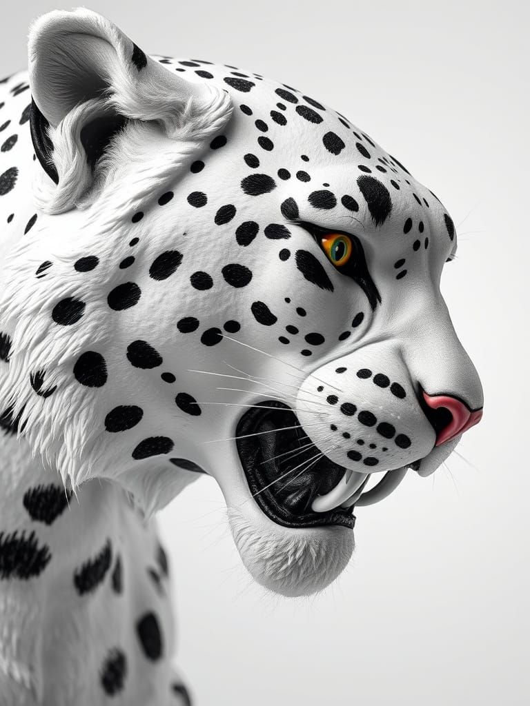 Snow Leopard Figurine