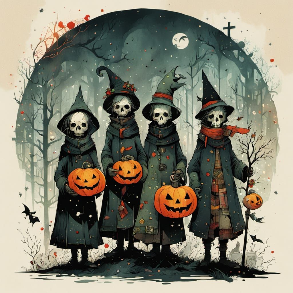 Haunted Christmas & Halloween Fusion: Undead Carolers