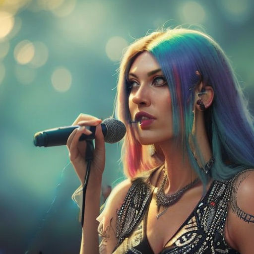 Harmonica in Hyperrealistic Photo with Saturated Colors