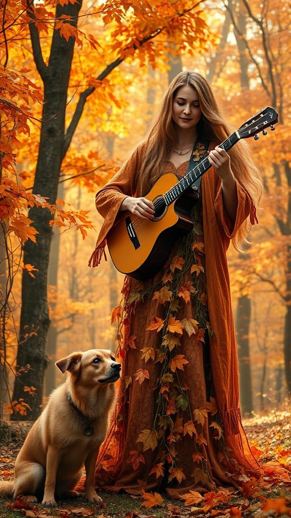 Ethereal Fantasy Scene with Enchanted Forest and Hyperrealis...