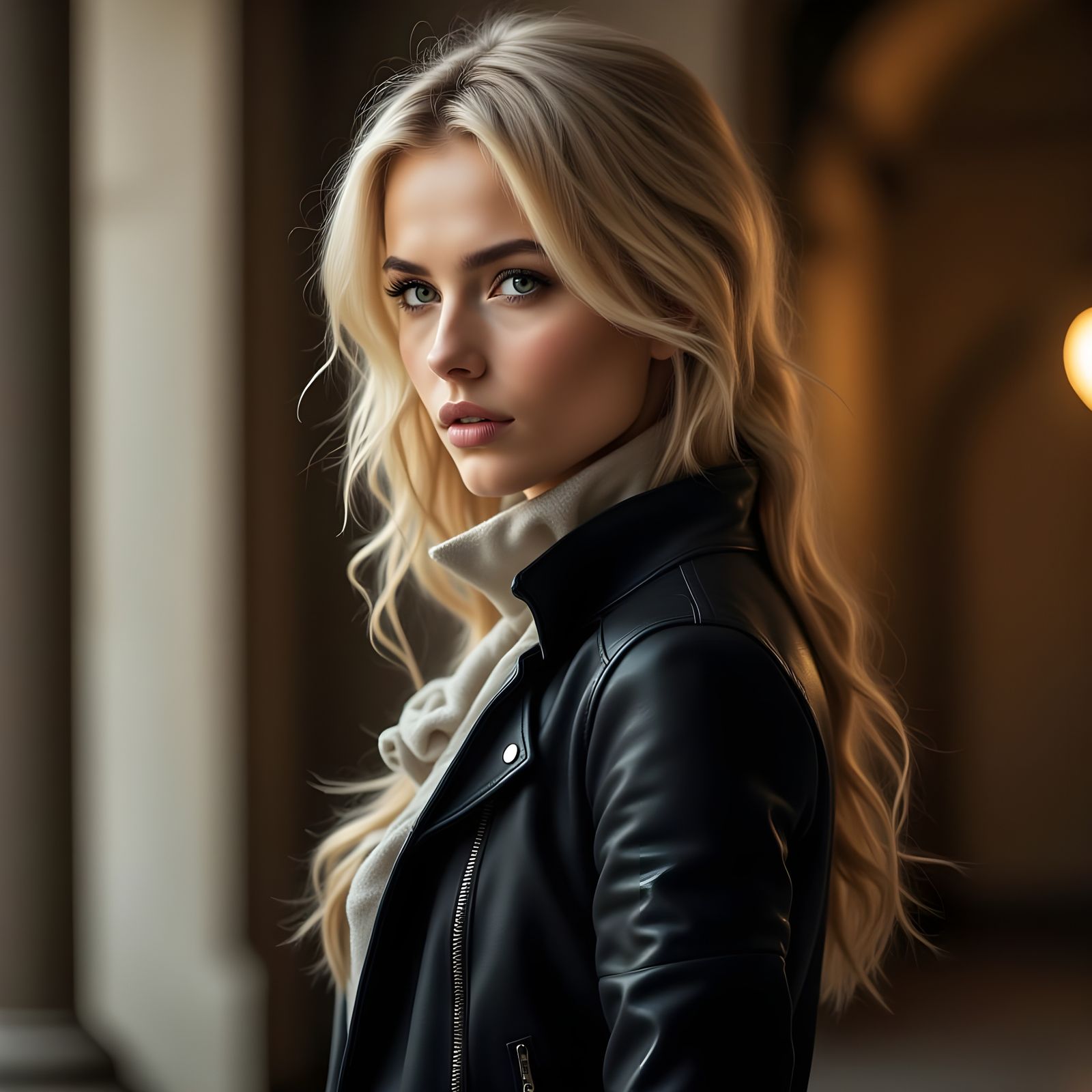 Hyperrealistic Portrait of a Stunning Woman