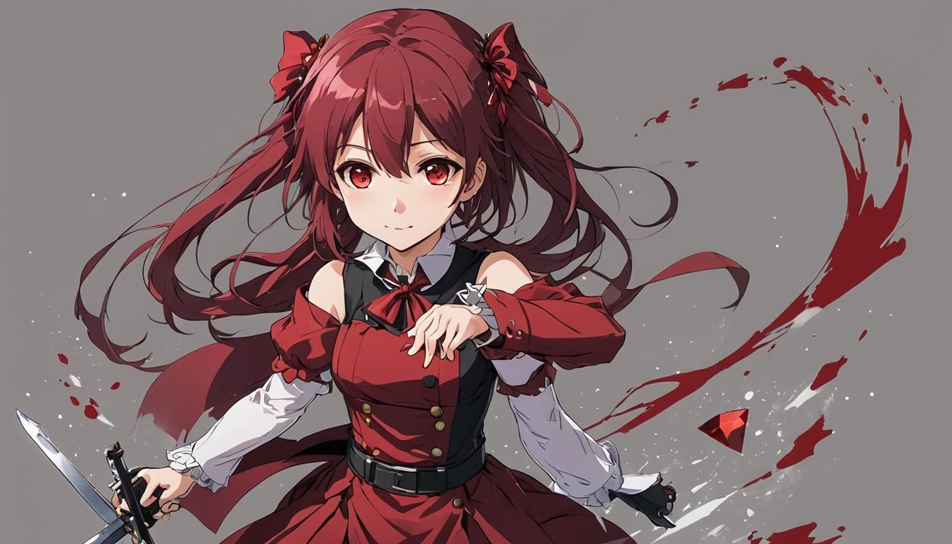Anime Style Ruby Character Illustration