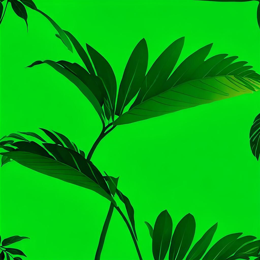 Lush Greenery Generated by AI