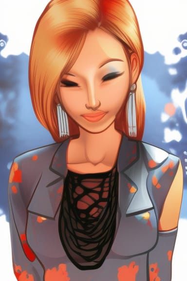 Elegant Portrait of a Beautiful Woman