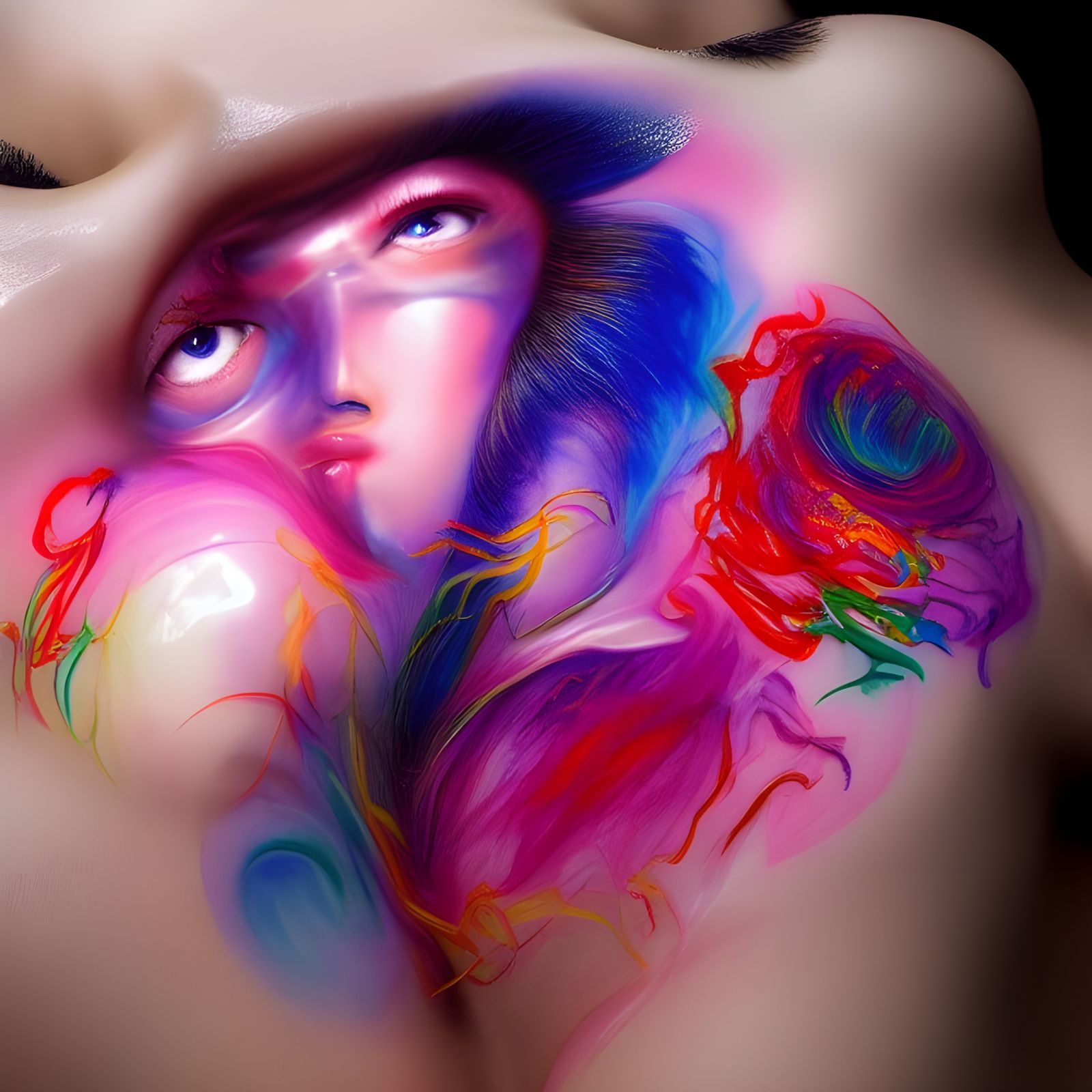 Hyperrealistic Portrait of Ethereal Beauty