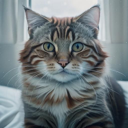 Red Tabby Cat Portrait