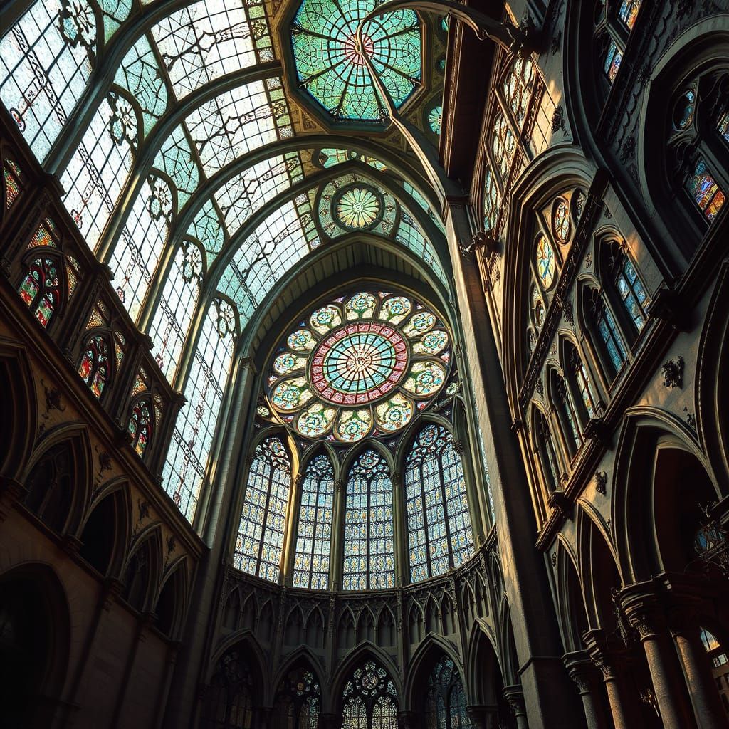 Surreal Architectural Masterpieces with Glass Ceilings and G...