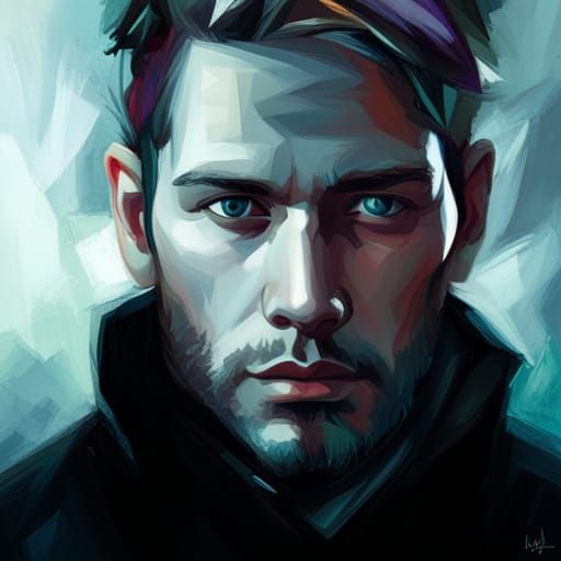 Abstract Handsome Ghost: Ethereal Interpretation