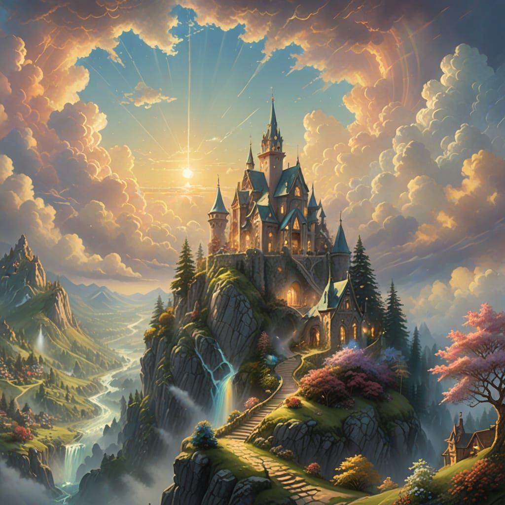 Ethereal Fantasy: The Final Judgement in Pastel Hues