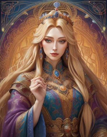 King with Crown: Geometric Abstract Art in Unreal Engine