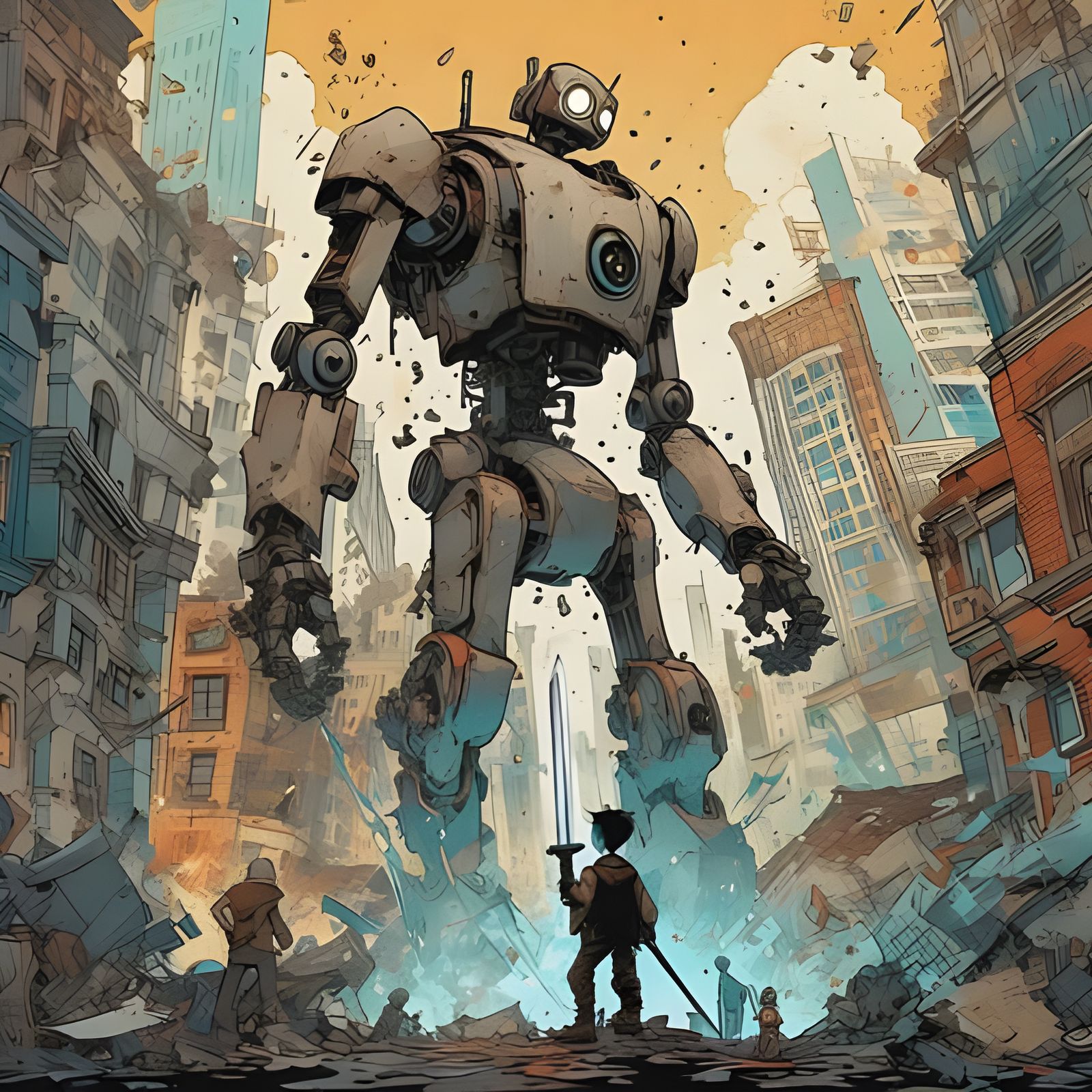 AI Generated Image of a Runaway