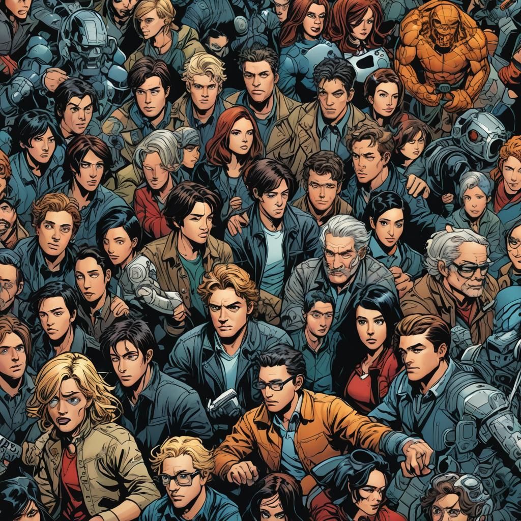 Dynamic Comic Book Art Illustration