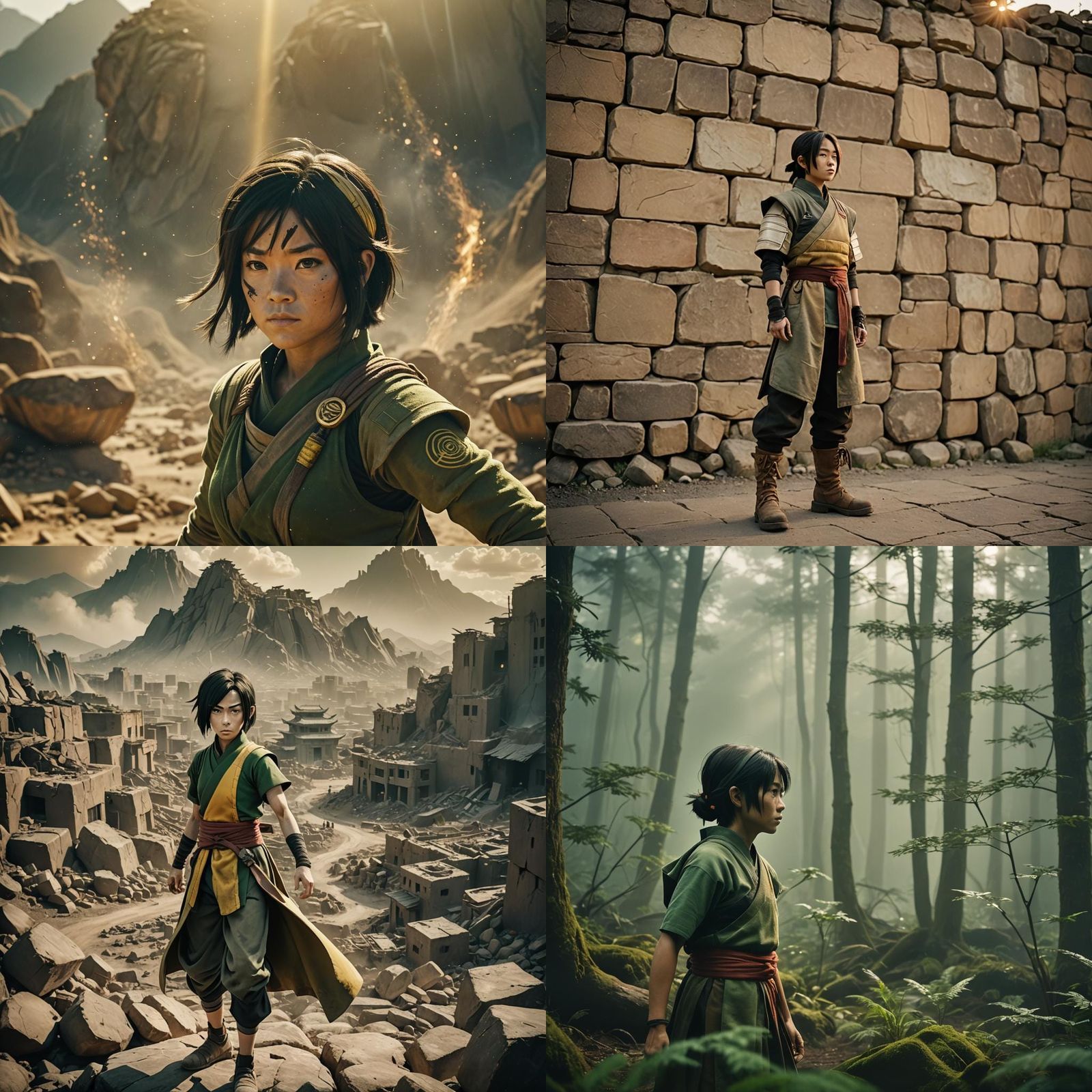 Toph Beifong Cinematic Film Still