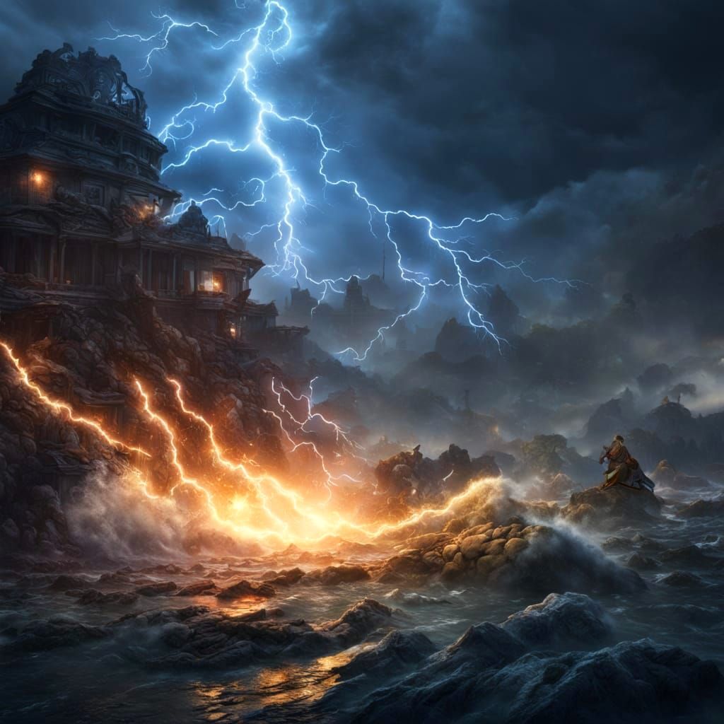 Tsunami of lightning