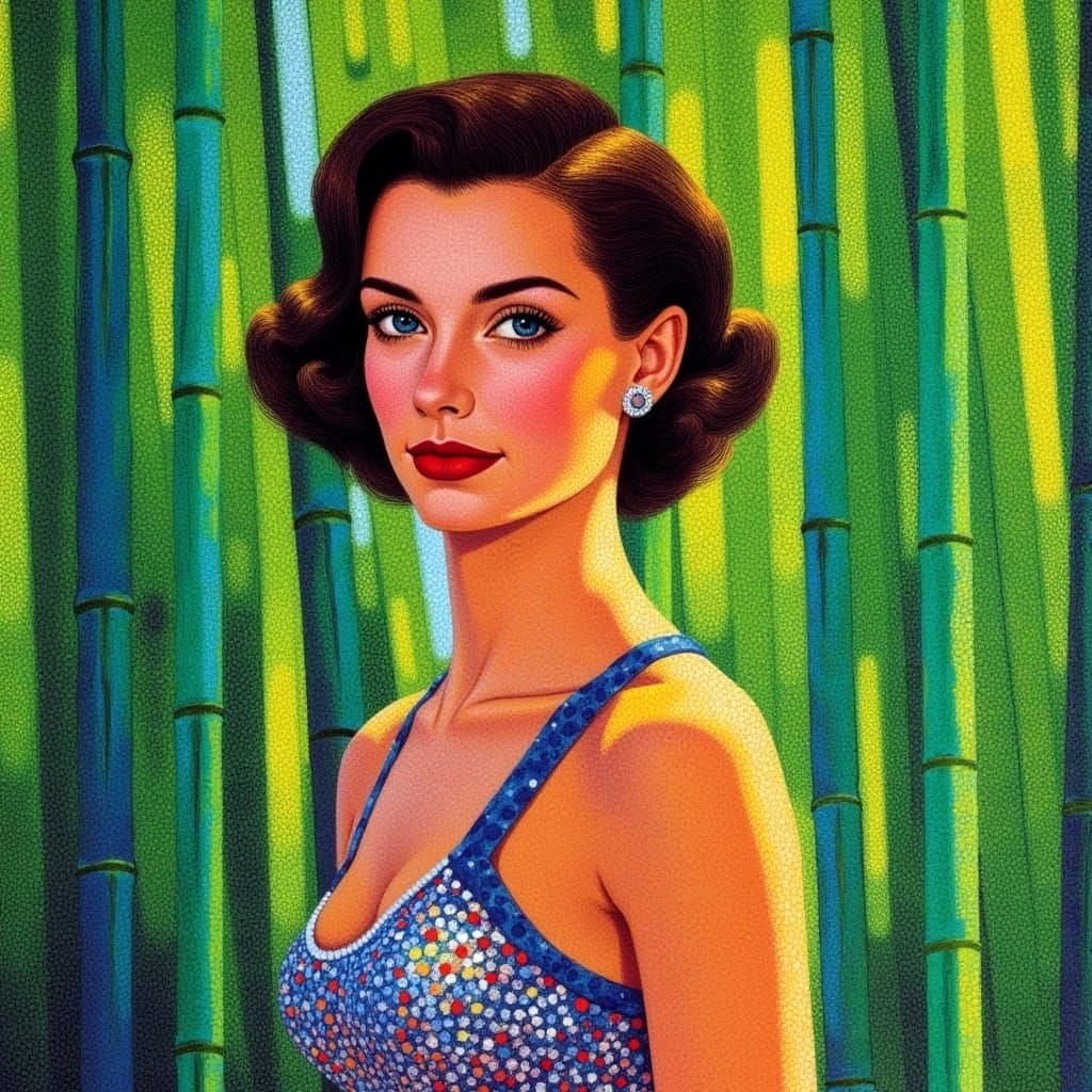 "She Who Dwells in Green Silence"