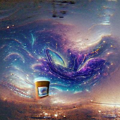 Galaxy in a Teacup: Cosmic Still Life