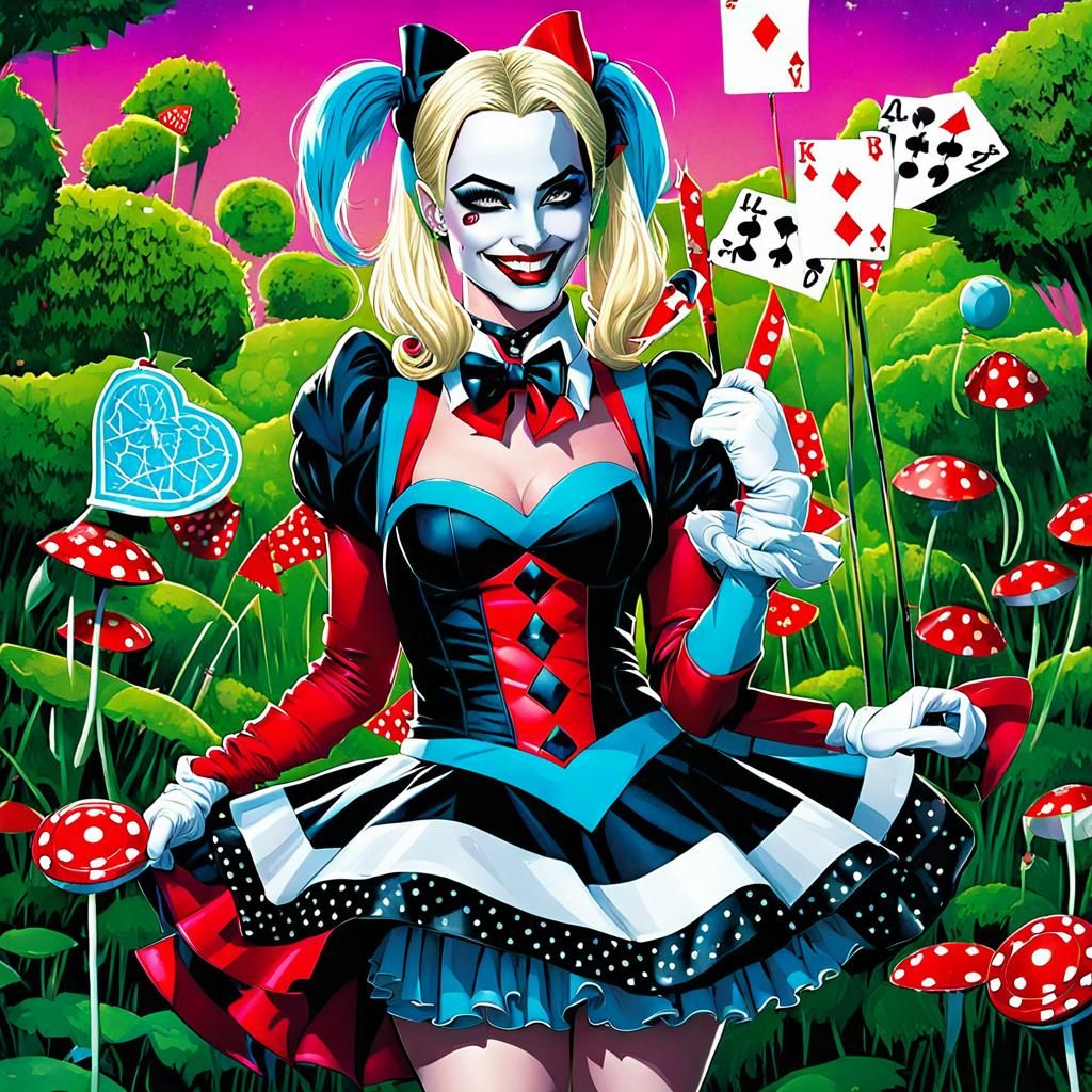 Harley Quinn in Wonderland