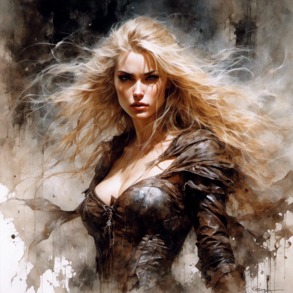 Detailed Supergirl Illustration in Anime Style