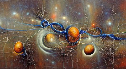 Quantum Entanglement as Space Art