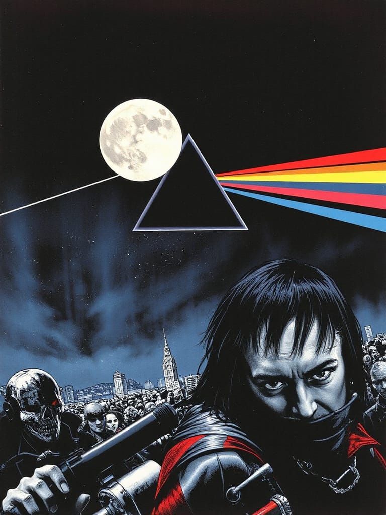 Dark Side Comic Book Cover Art