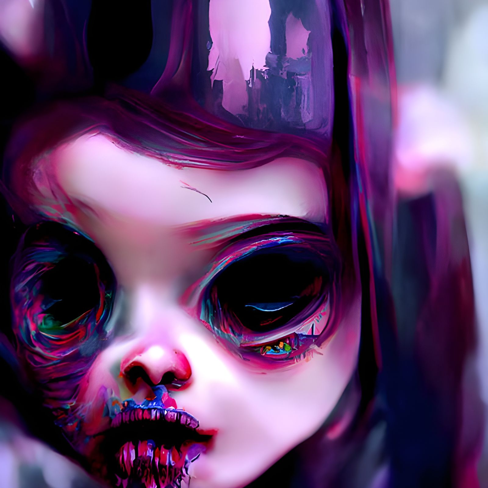 Creepy Doll in Post-Apocalyptic World