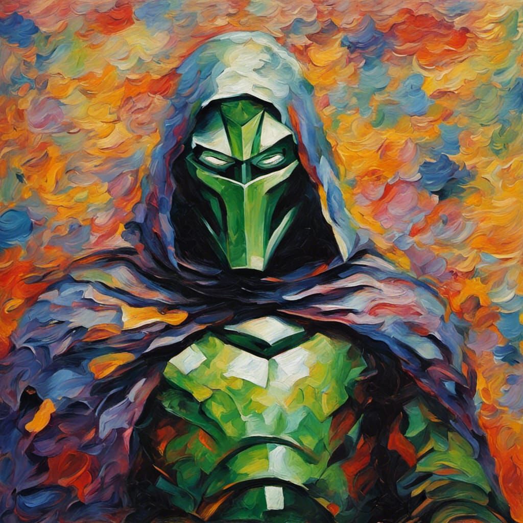 Dr. Doom as Impressionist Oil Painting