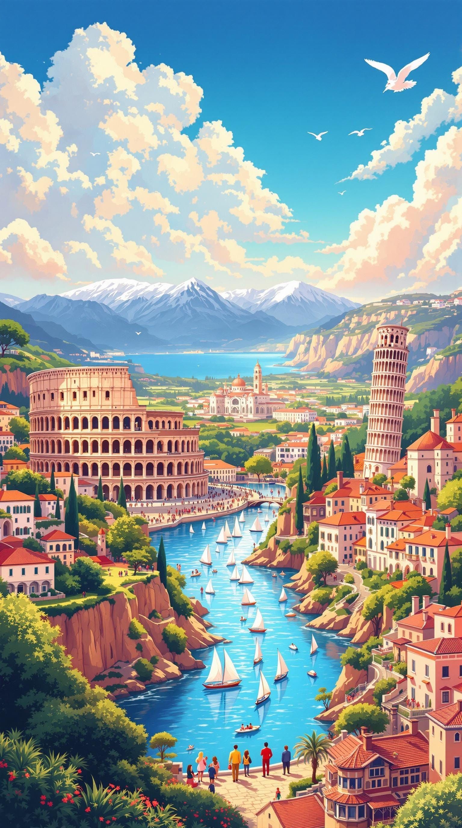 Vibrant Italy: A Kaleidoscope of Culture and Landscapes in a...