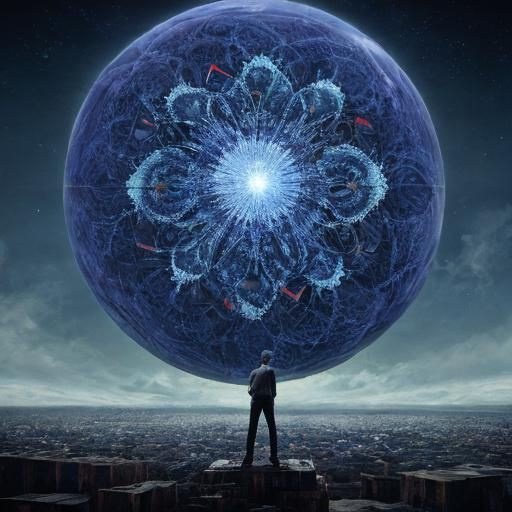 Psychedelic Fractal Art in Cinematic Colors