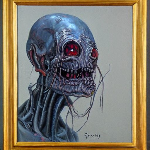 Ghoul in Oil Painting Style