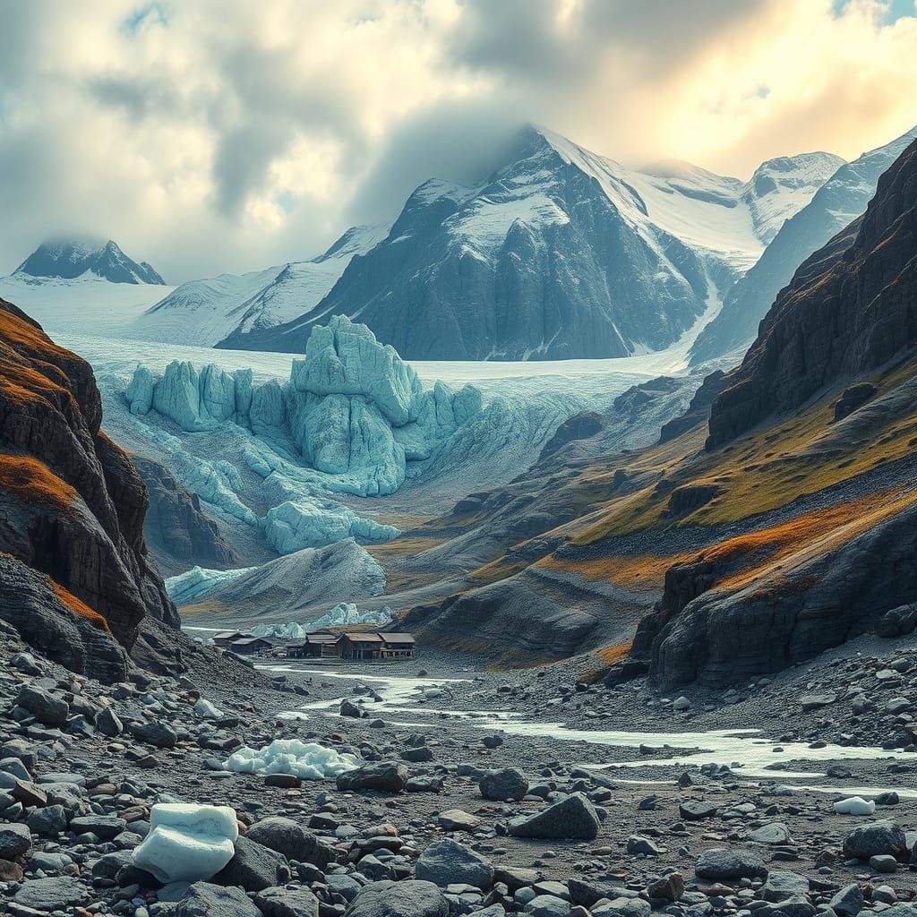 Glacier Collapse in Switzerland: A Digital Art Disaster