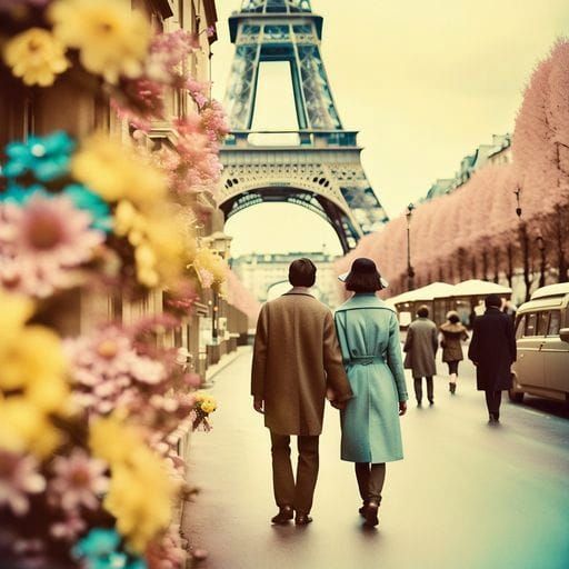 Springtime in Paris: Blossoming Cityscape