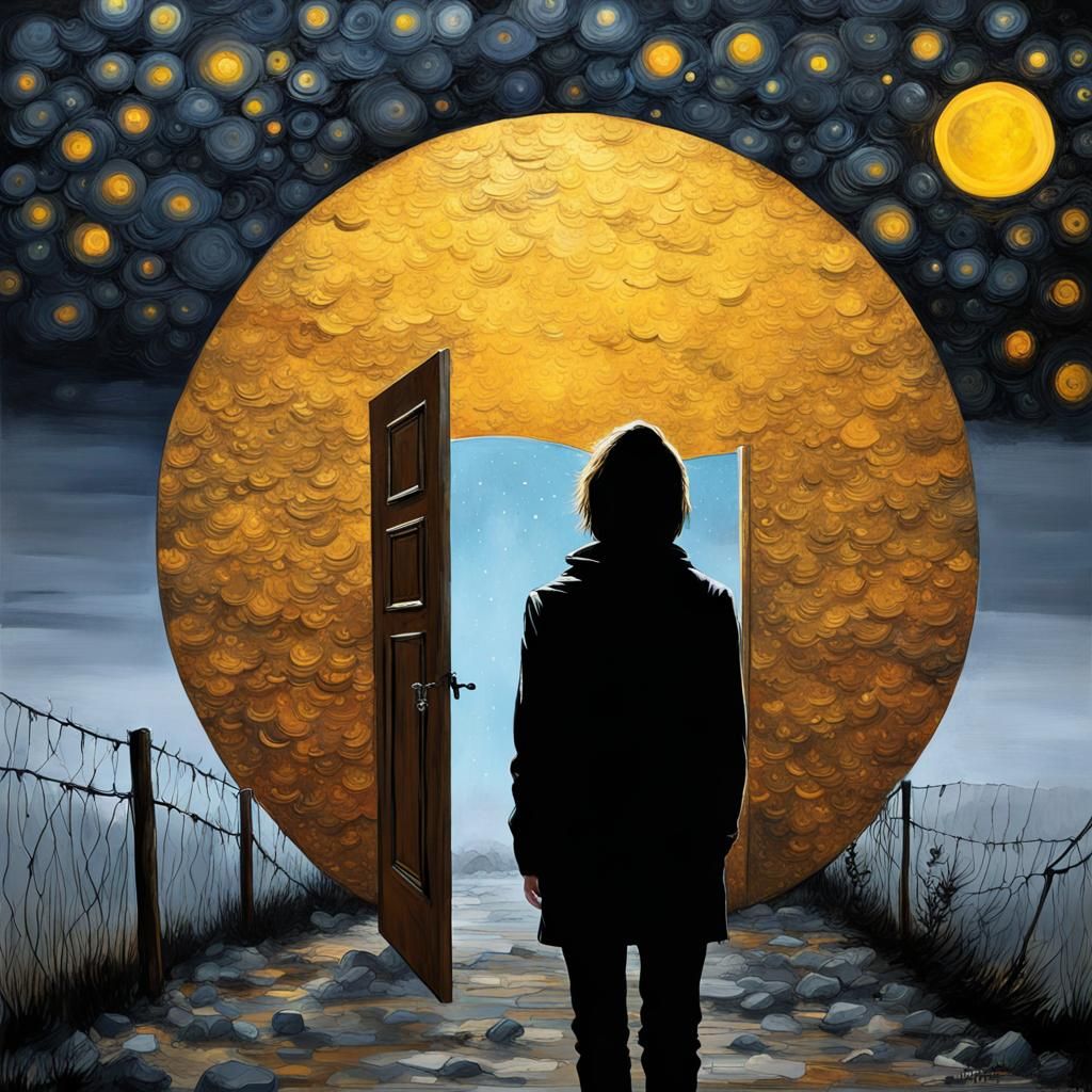 Eerie Sleepwalking Nightmare: Surrealist Digital Art