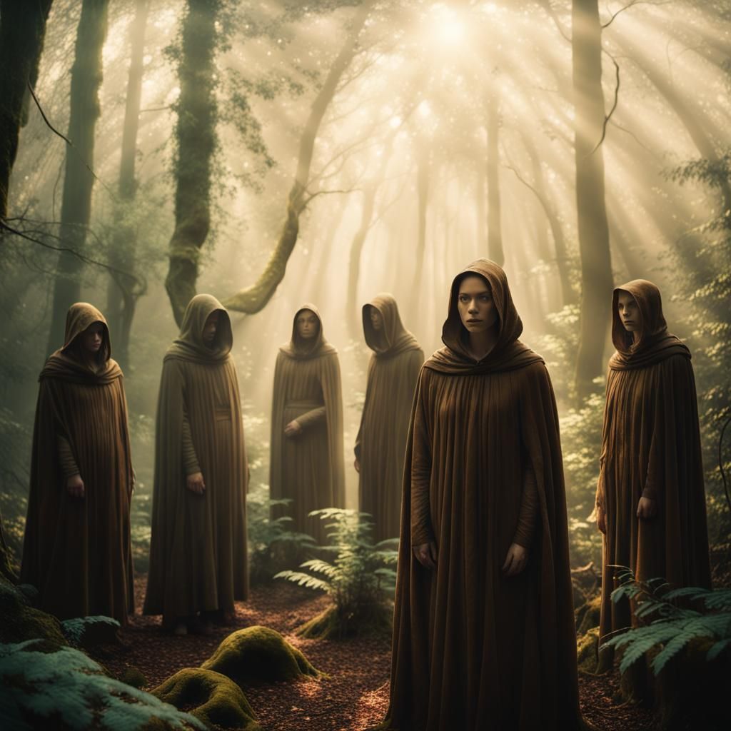 Ancient Beings Gather in Primordial Forest