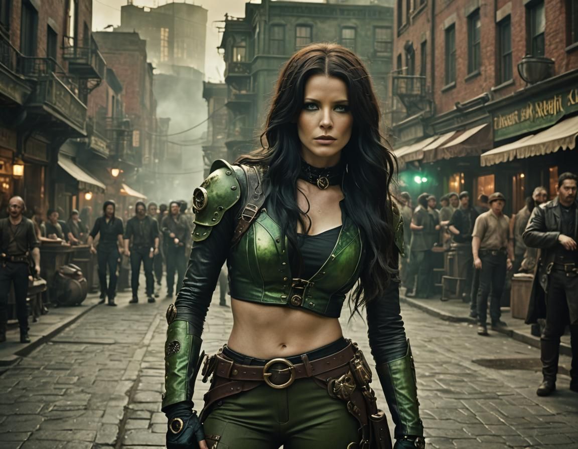 Rachel Nichols as Orion in Steampunk City