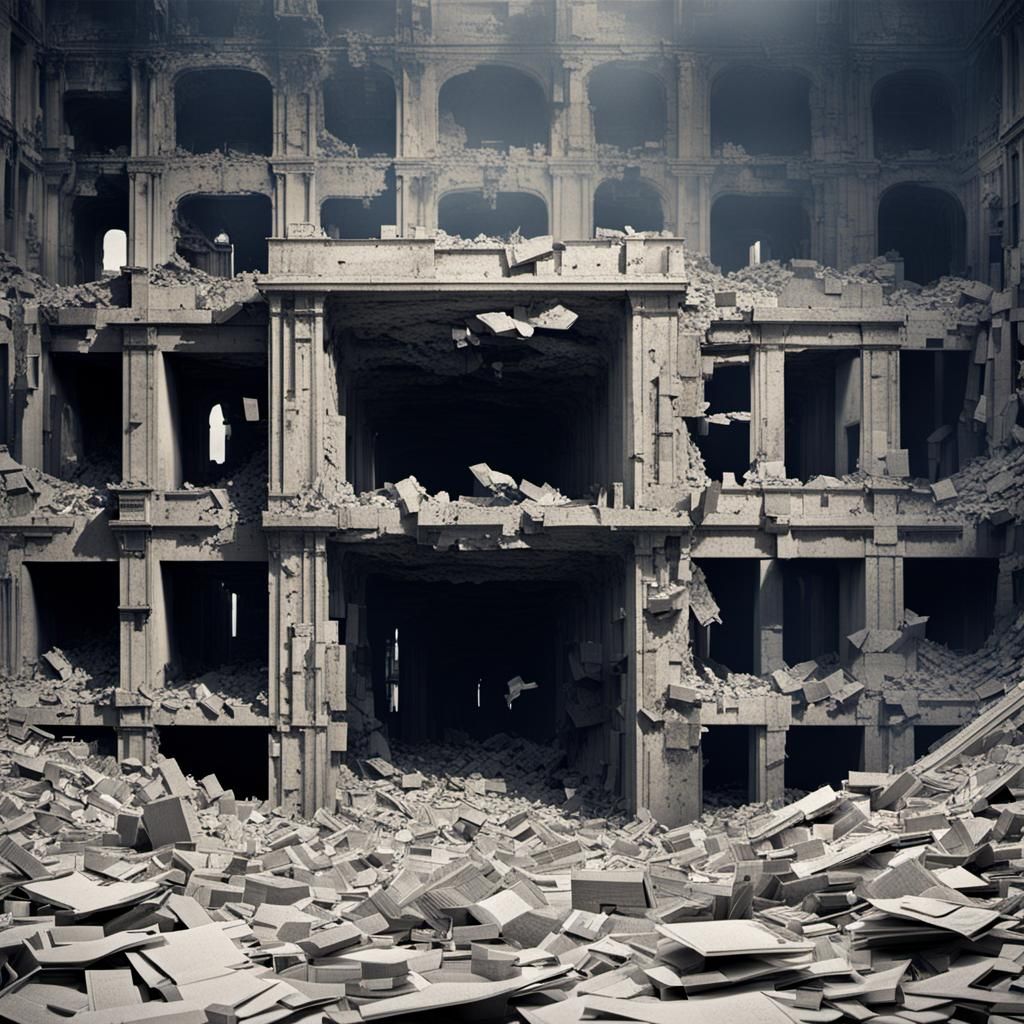 Conceptual Image: The World's Vault Collapsing