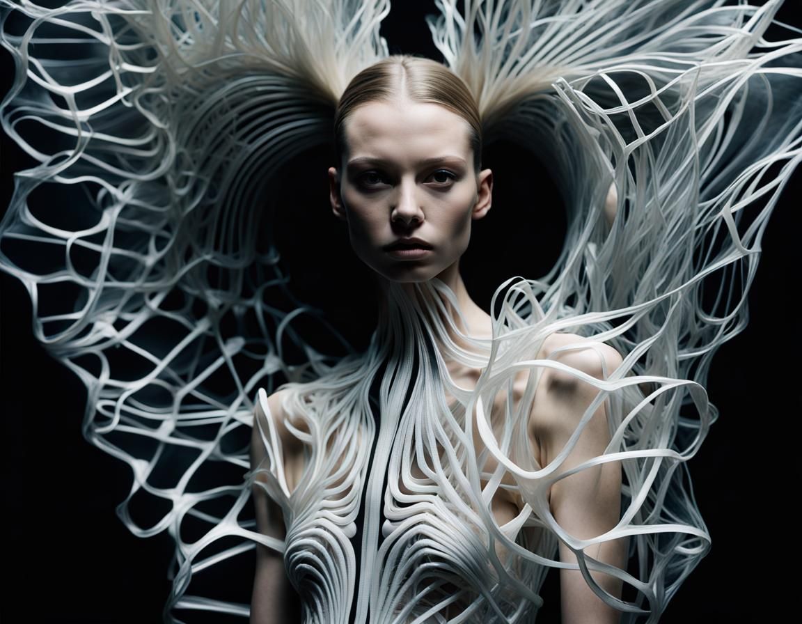 Futuristic Fashion: Avant-Garde Design in Graffiti Art Style