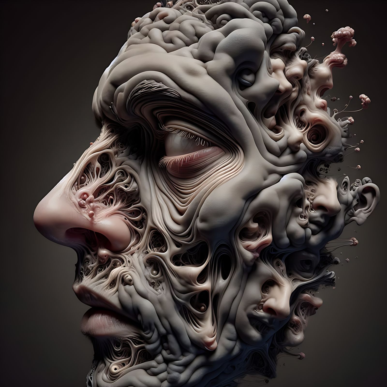 ‘A mind full of nothing, a nose full of crack . . . !’