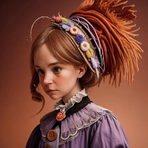 Surreal Beatrix Potter Scene in Psychedelic CGI