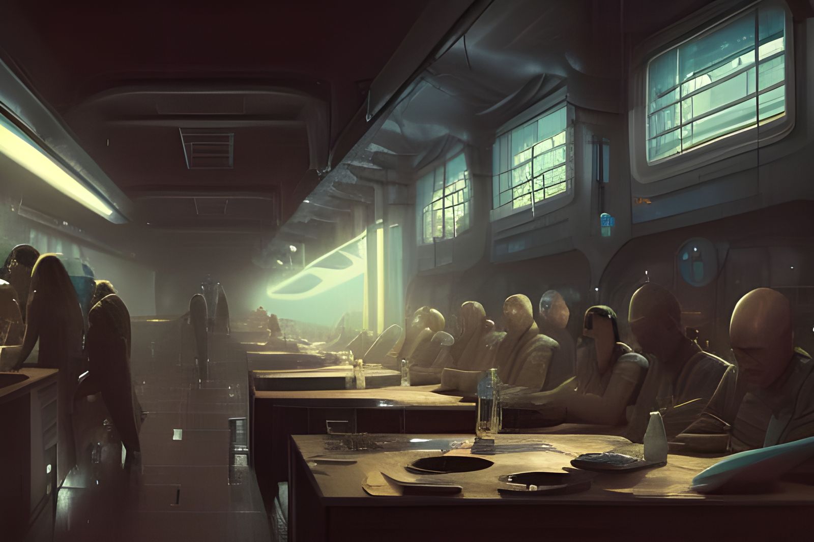 Workers canteen on Terra 3