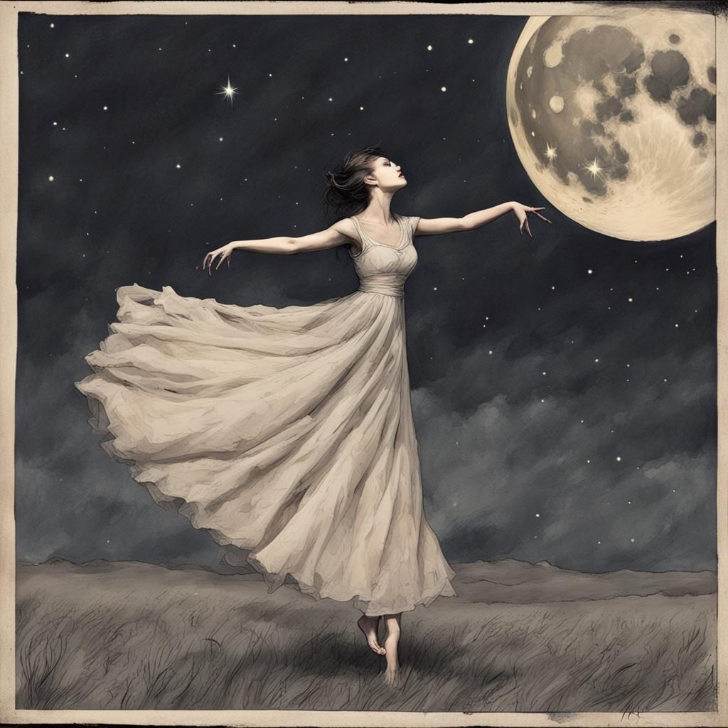 Moonlit Dance of Healing and Freedom