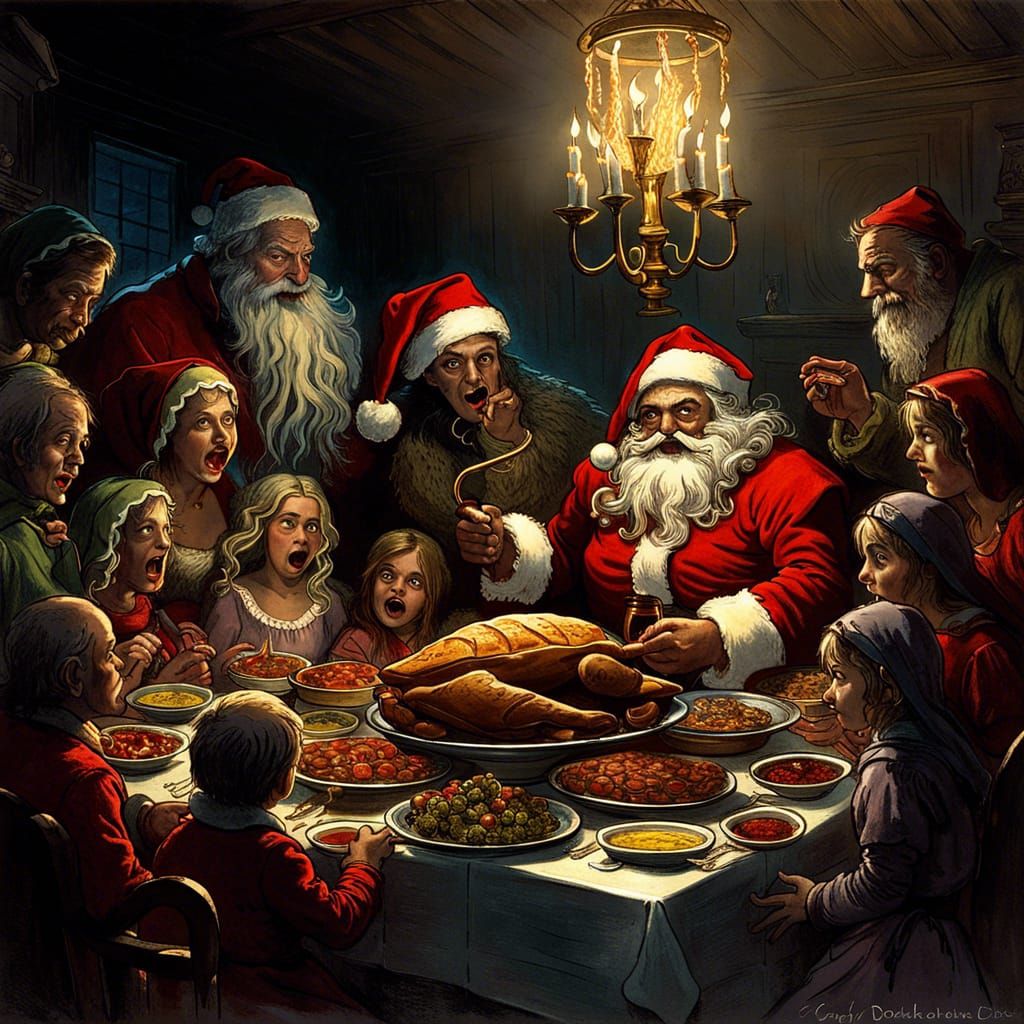 Santa's family feast