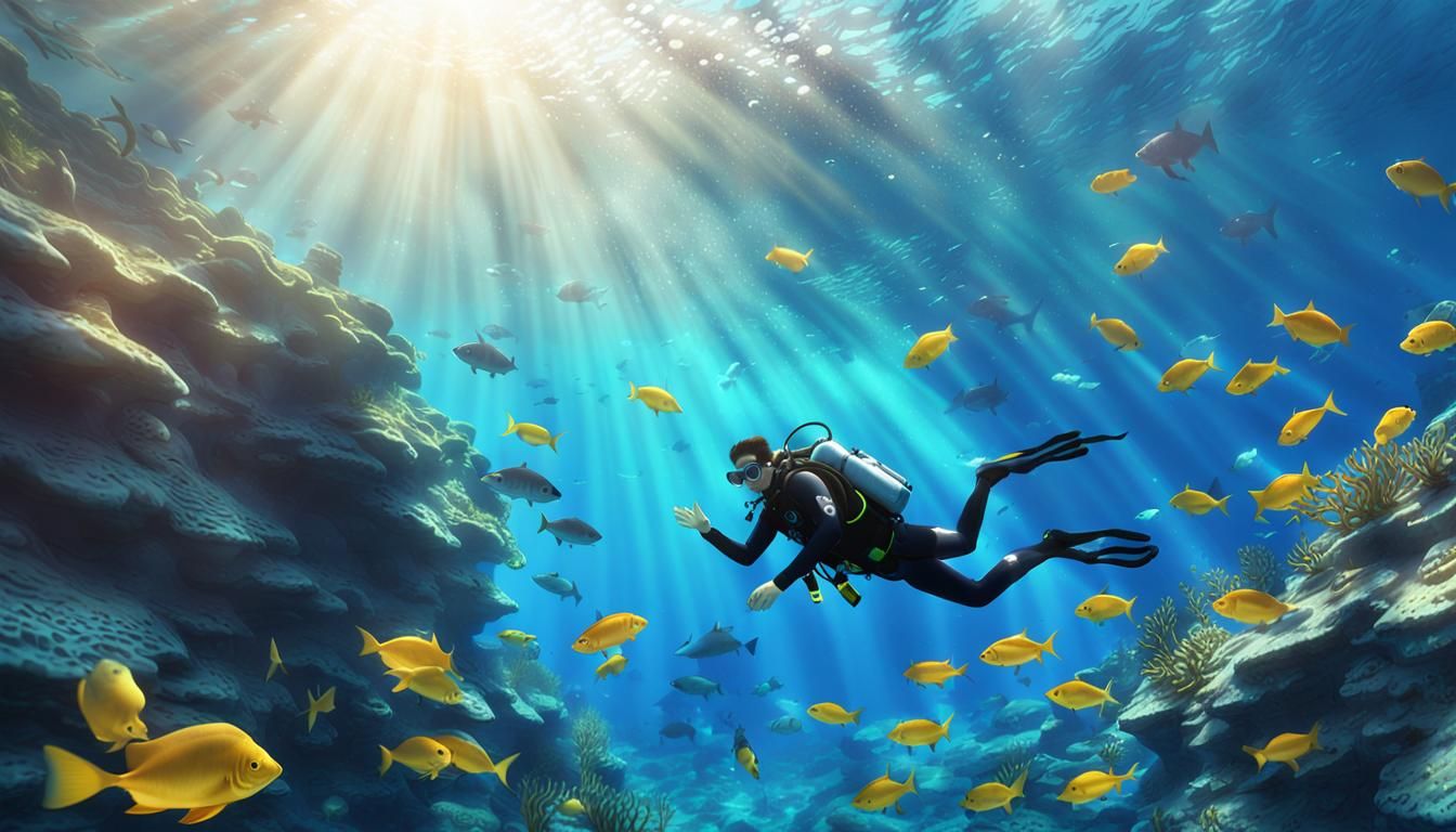 First time scuba diving !