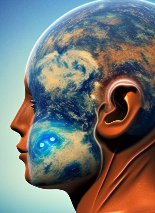 I want a head like a planet.