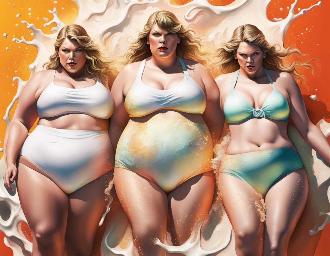 Hyperrealistic Image of Women in Bikinis