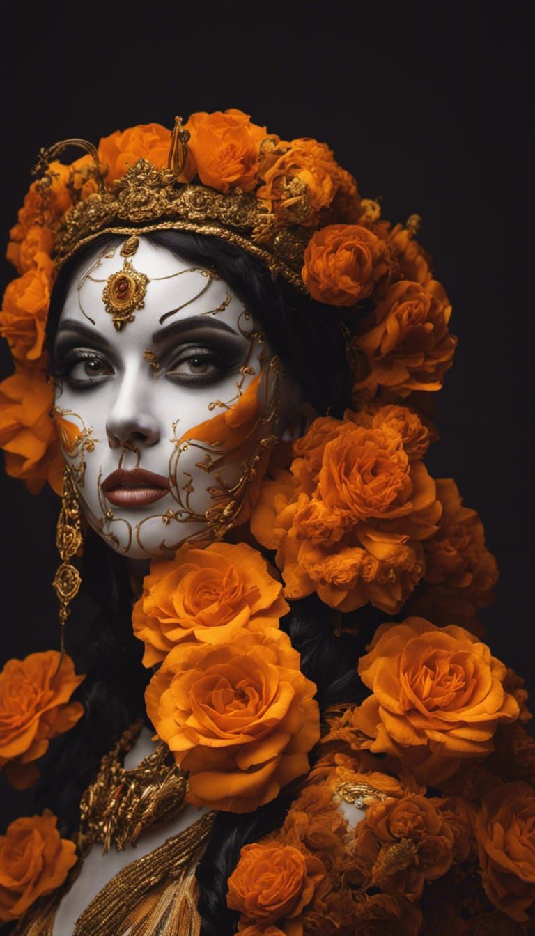 Portrait of a Flower Princess